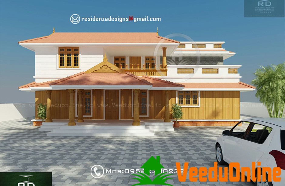 Traditional Exterior Home Design 2900 Sq Ft