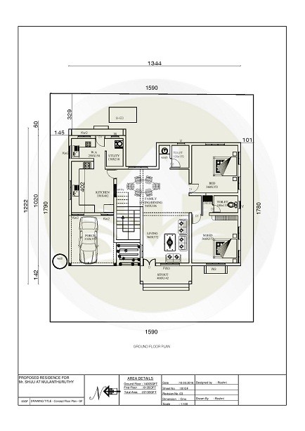 2213 Sq Ft Double Floor Contemporary Home Design