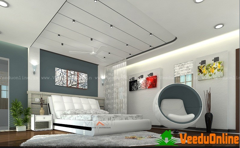 Excellent Bedroom, Kitchen And Living Home Interior Design