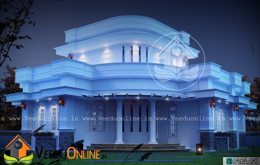 1220 Square Feet Single Floor Contemporary Home Design