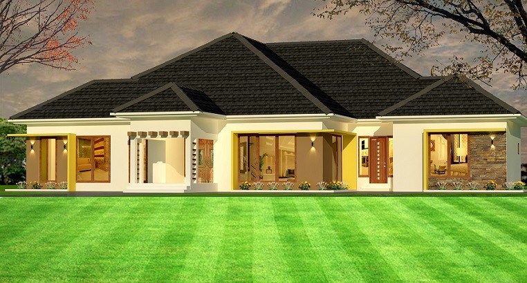 4500 Square Feet Single Floor Traditional Home Design