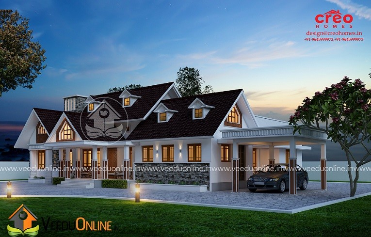 2375 Square Feet Single Floor Contemporary Home Design