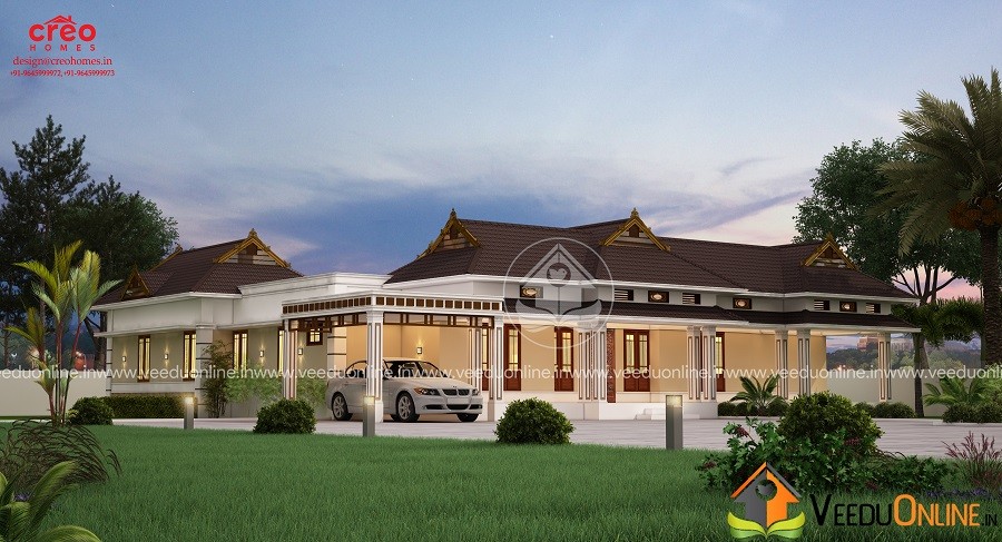 2690 Square Feet Single Floor Contemporary Home Design