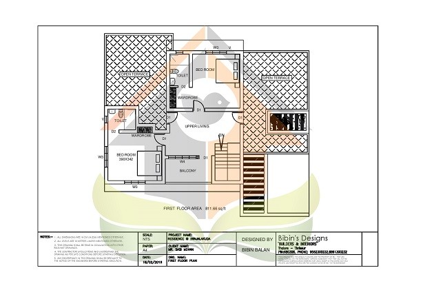 2476 Square Feet Double Floor Contemporary Home Design