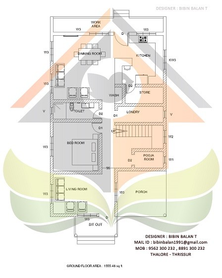 2600 Square Feet Double Floor Contemporary Home Designs