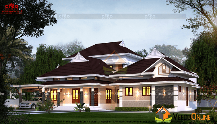 2789 Square Feet Double Floor Contemporary Home Design