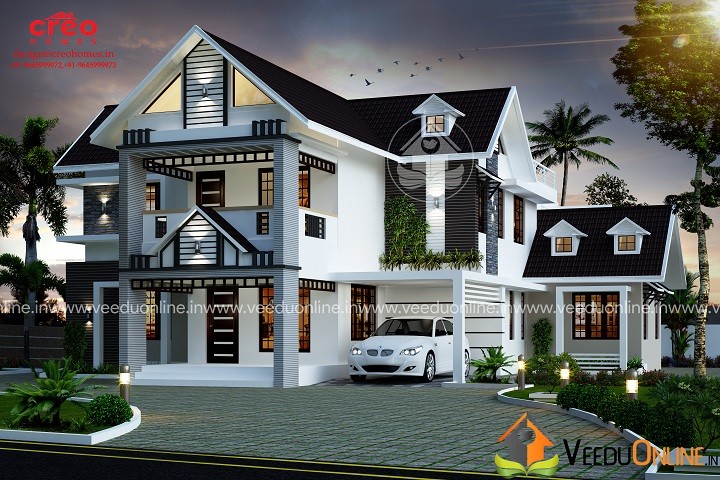 2745 Square Feet 4 BHK Contemporary Home Design
