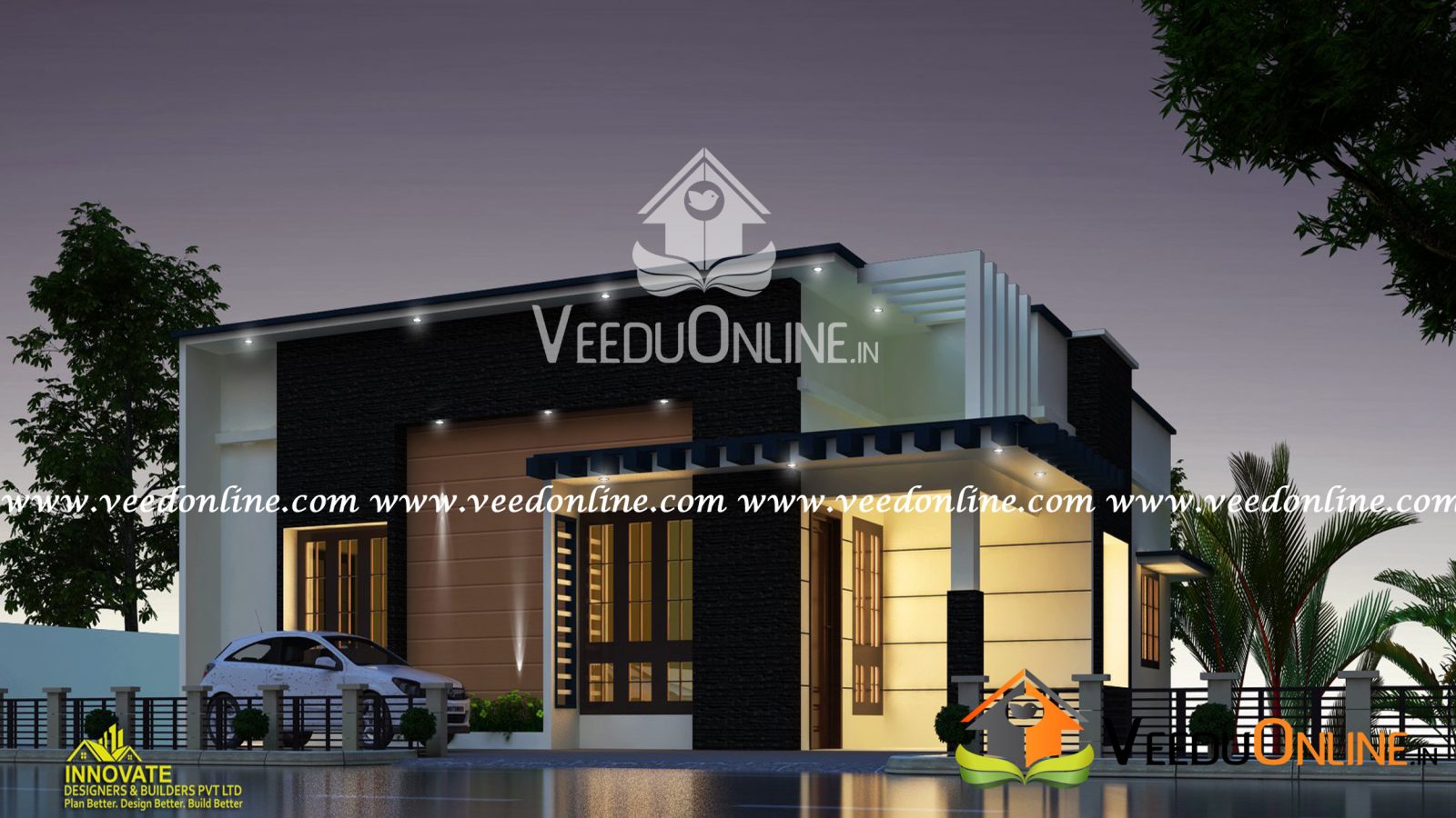 1786 Square Feet Double Floor Contemporary Home Design