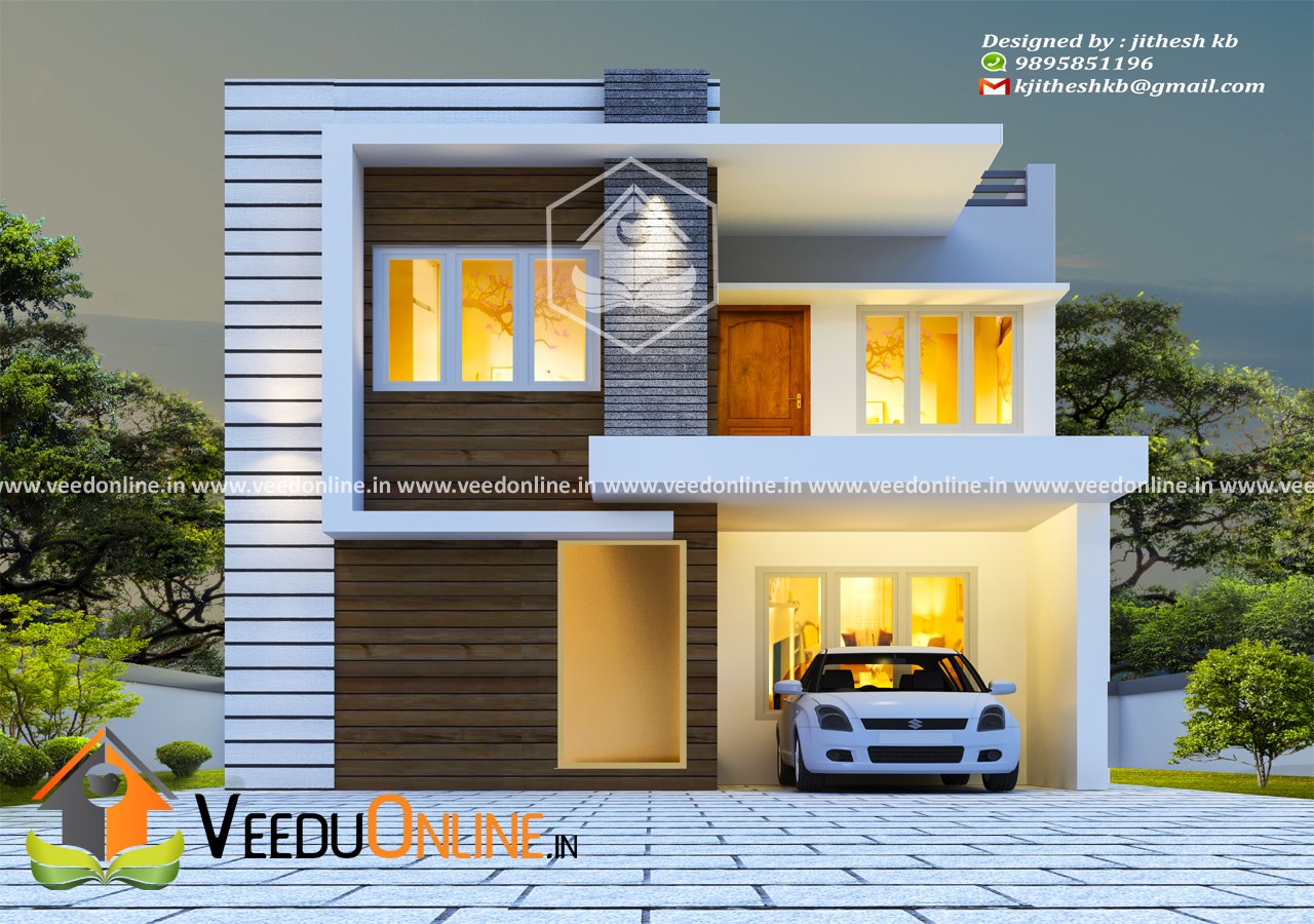 2020 Square Feet Double Floor Modern Home Design