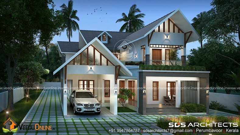 2773 Square Feet Double Floor Contemporary Home Design