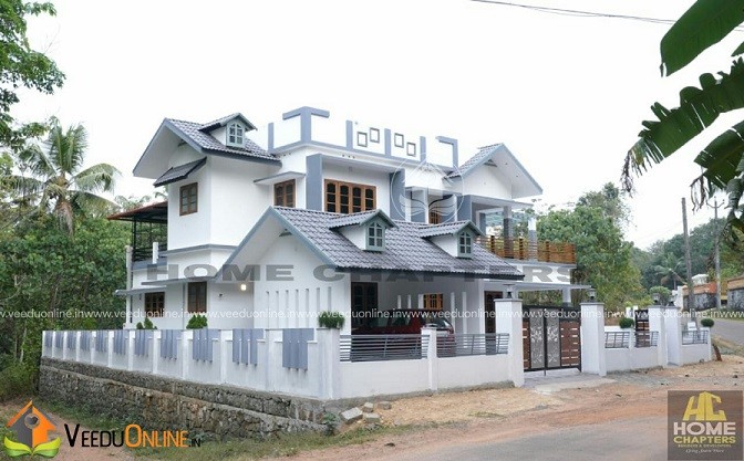 2900 Square Feet Double Floor Contemporary Home Design