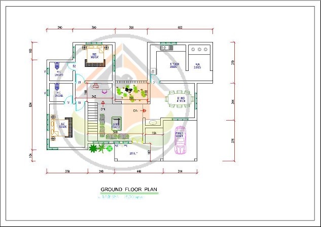 1250 Square Feet Single Floor Contemporary Home Design