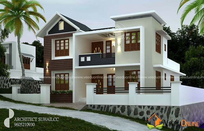 1550 Square Feet Double Floor Renovation Home Design