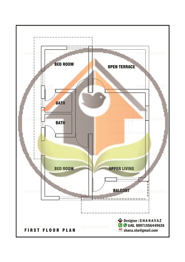 1657 Square Feet Double Floor Contemporary Home Design