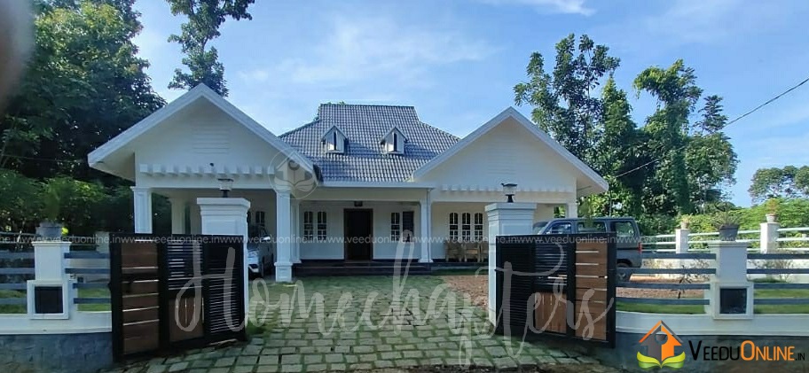 2400 Square Feet Contemporary Double Floor Home Design